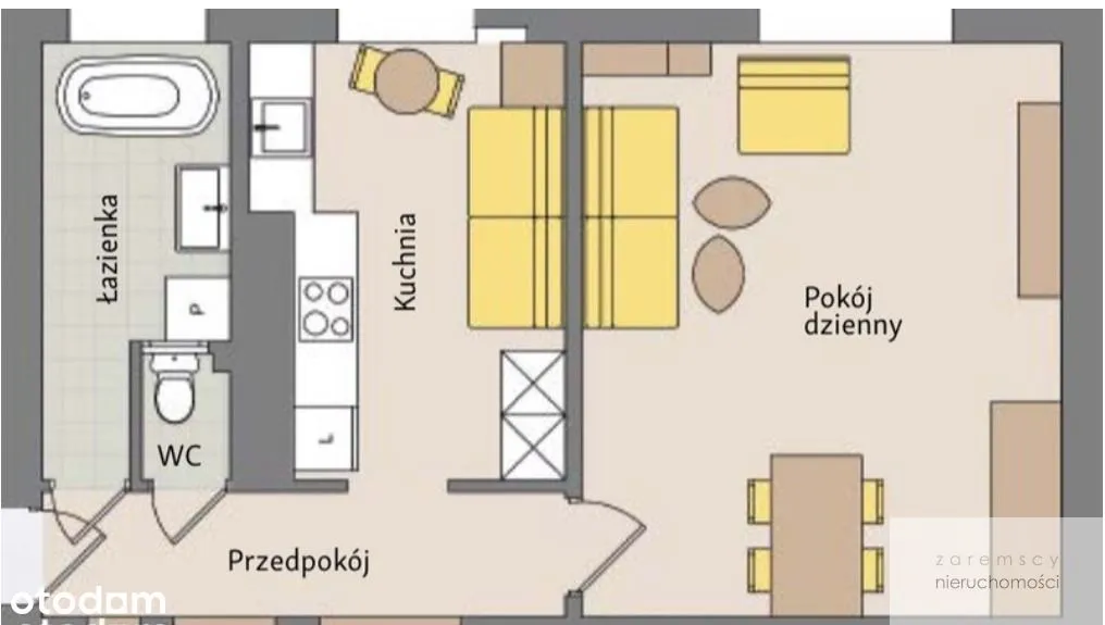 Przytulne, do zamieszkania 50m2 na Woli, garaż