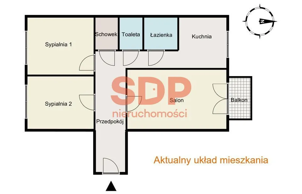 Świetna inwestycja | Dwustronne słoneczne 63 m2