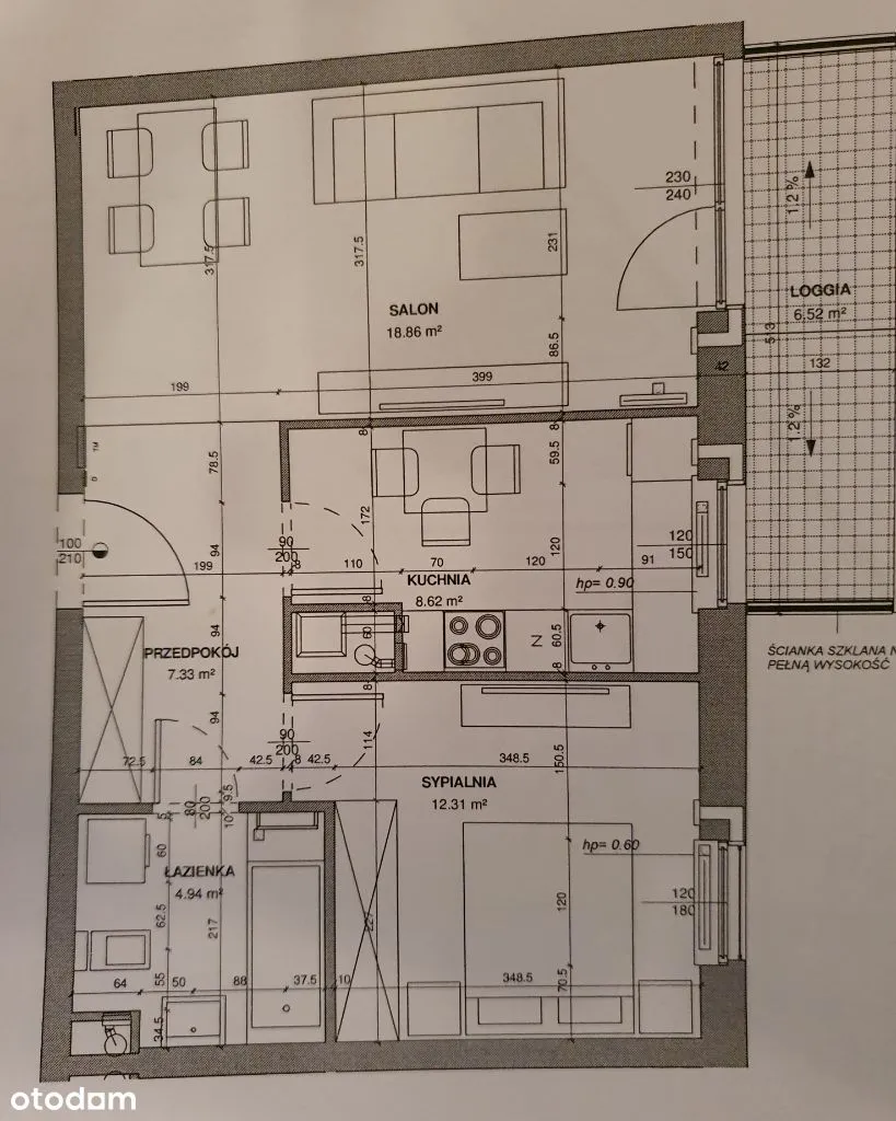 2 pokoje 52 m2, IMIELIN DERENIOWA 60