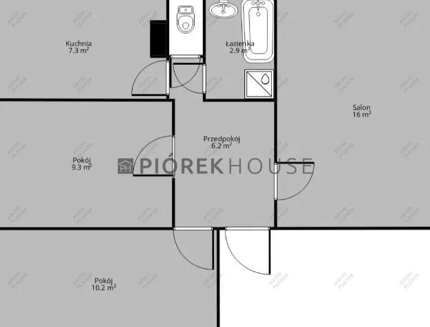 3-pokojowe mieszkanie na Ursynowie 