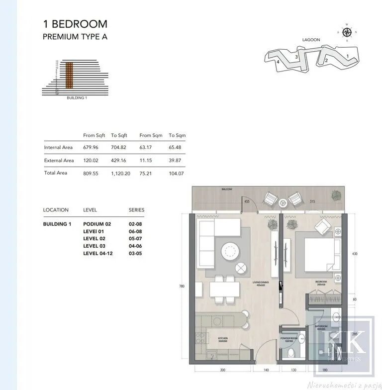 Apartament na sprzedaż za 1014360 zł w Służew, Mokotów, Warszawa