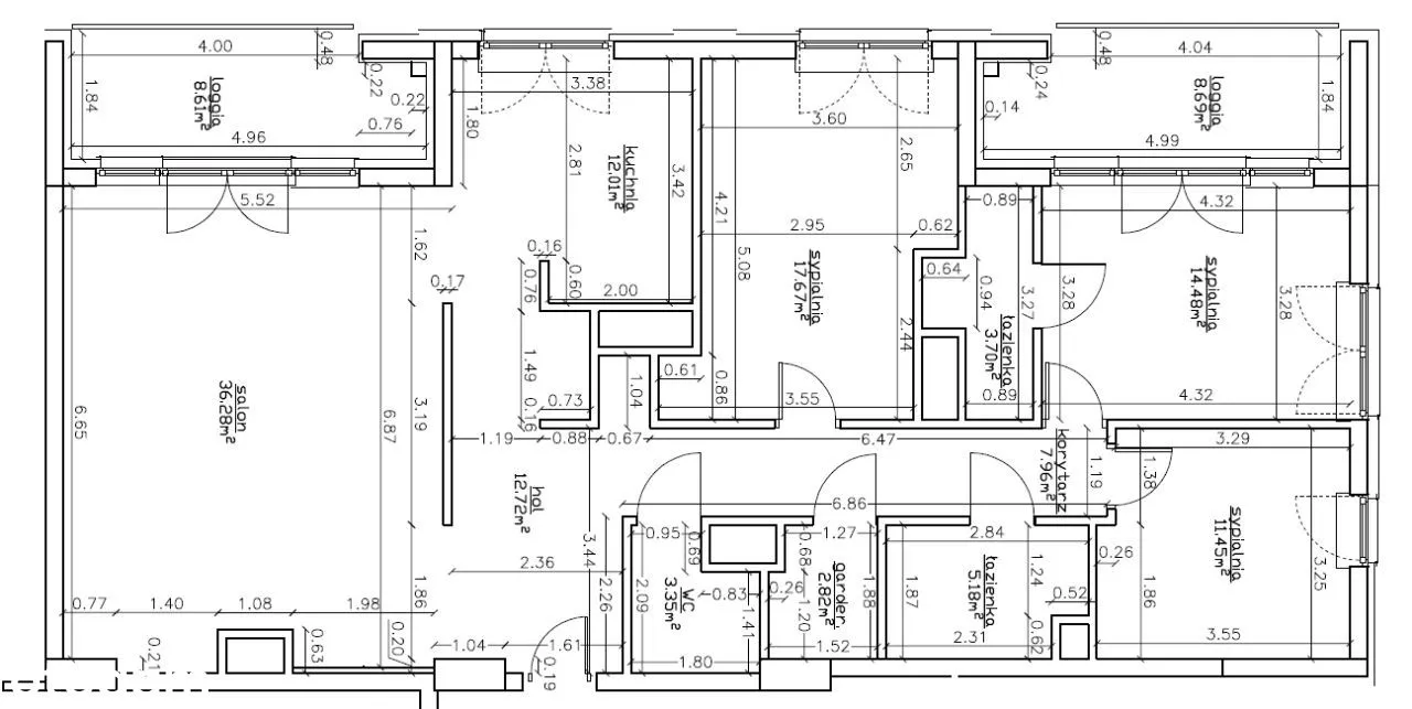 Czteropokojowy apartament na Żoliborzu (Rydygiera)