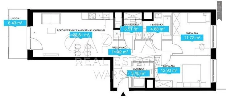 Sprzedam mieszkanie trzypokojowe: Warszawa Wola Czyste , ulica Gumińska, 77 m2, 1283184 PLN, 3 pokoje - Domiporta.pl