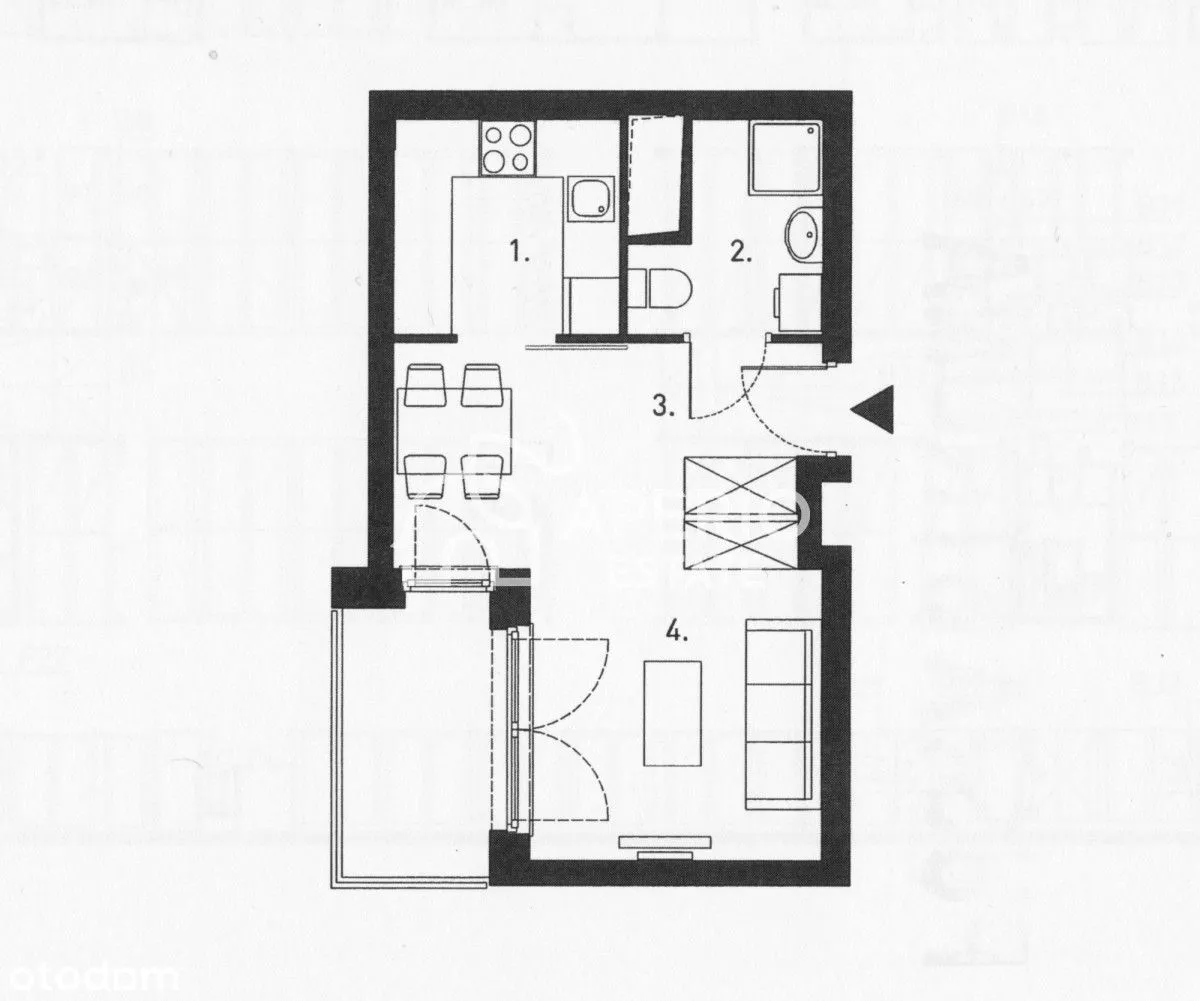 Nowoczesne 30m2 z balkonem, wysoki standard 