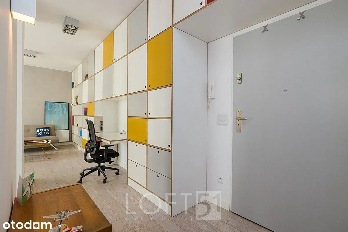 Apartament w stylu loftowym na Saskiej Kępie 