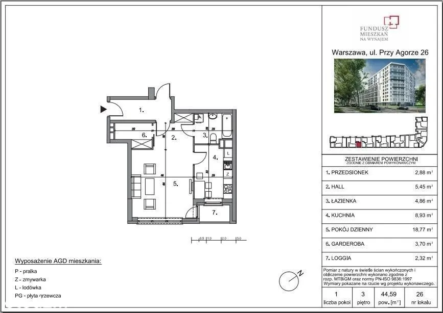 Apartament do wynajęcia za 3404 zł w Wrzeciono, Bielany, Warszawa