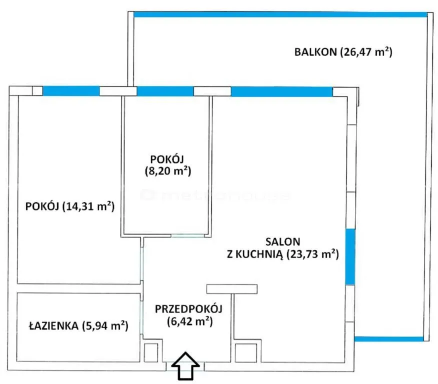 3 - pokoje z dużym balkonem i widokiem na miasto 