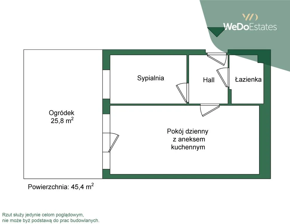 45,4 m2/Metro/Park Magiczna/Od Zaraz 