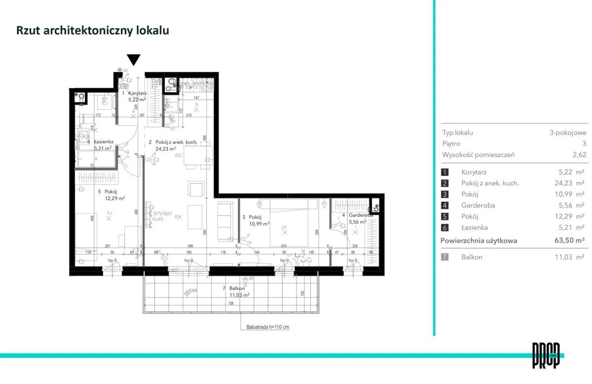 Praga Płd., 3Pok., Metro, Balkon 11M2