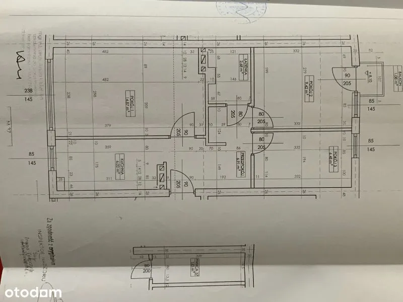 Mieszkanie 47 m², 3 pokoje, zielona okolica