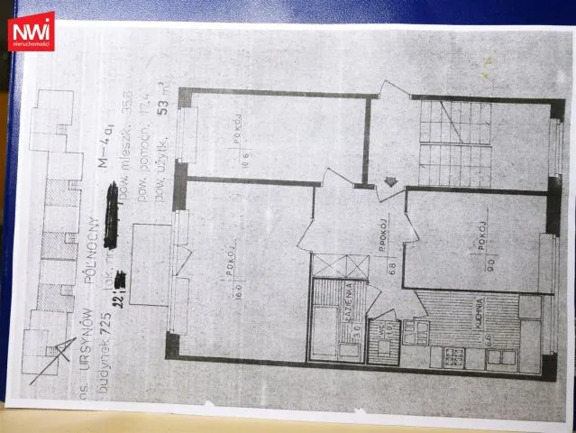 Warszawa Ursynów, ul. Stokłosy Mieszkanie - 3 pokoje - 53 m2 - 3 piętro