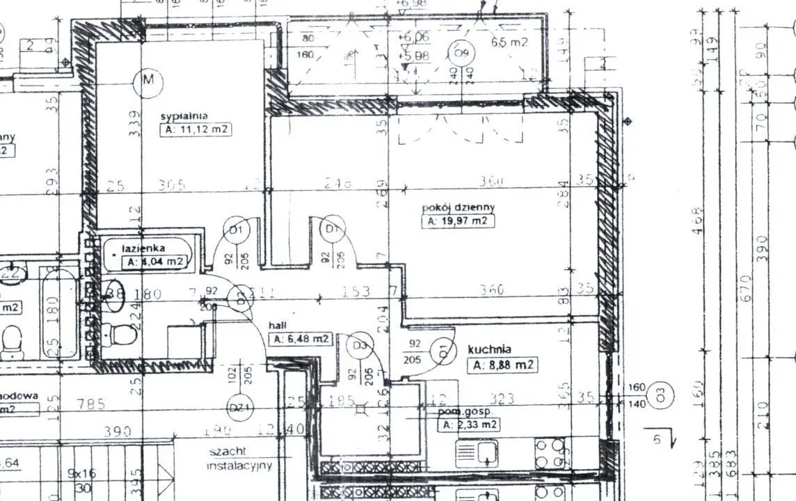 Mieszkanie na sprzedaż, 54 m², 2 pokoje Warszawa Białołęka Grodzisk 