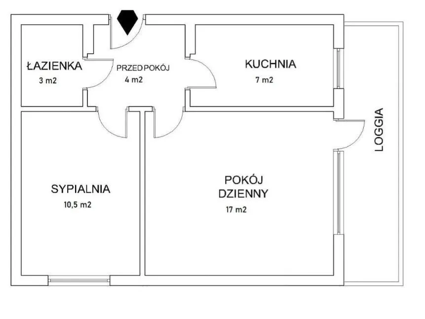 2 pokoje z możliwością zrobienia 3 przy metrze!