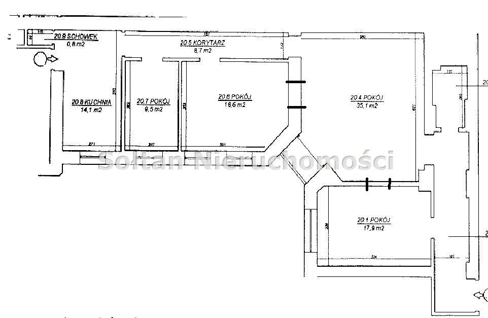 Mieszkanie na sprzedaż, 120 m², 4 pokoje Warszawa Śródmieście 