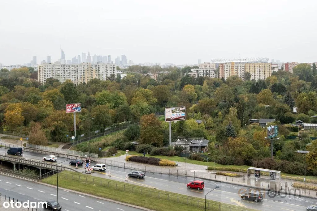 Praga-Południe, panorama Warszawy 