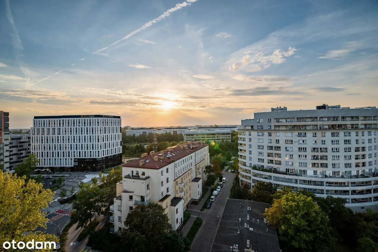 Piękny widok na centrum! Mokotów 51m2, Taras!