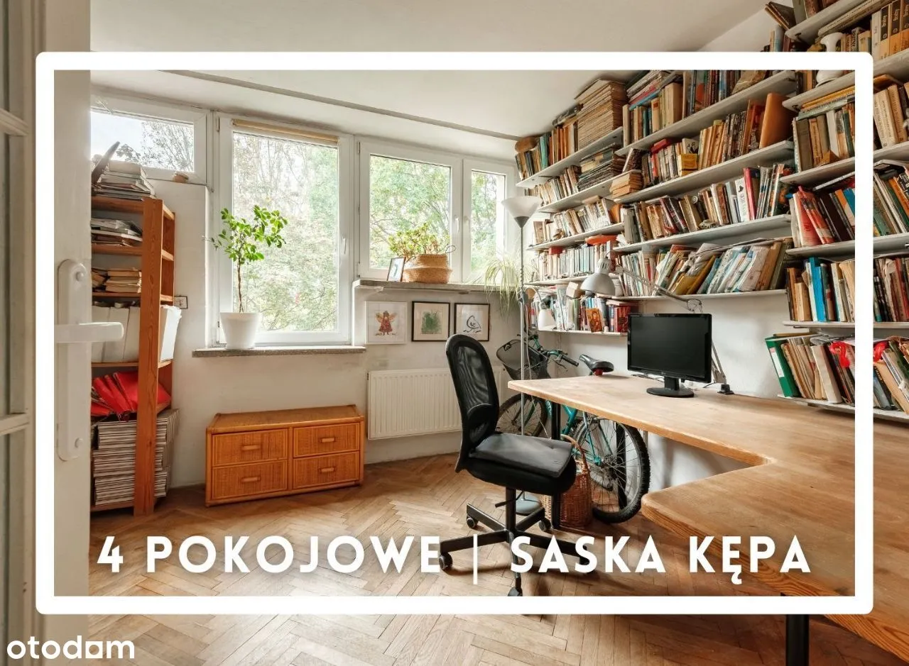 SASKA Kępa | 4 pokoje | balkon | do aranżacji