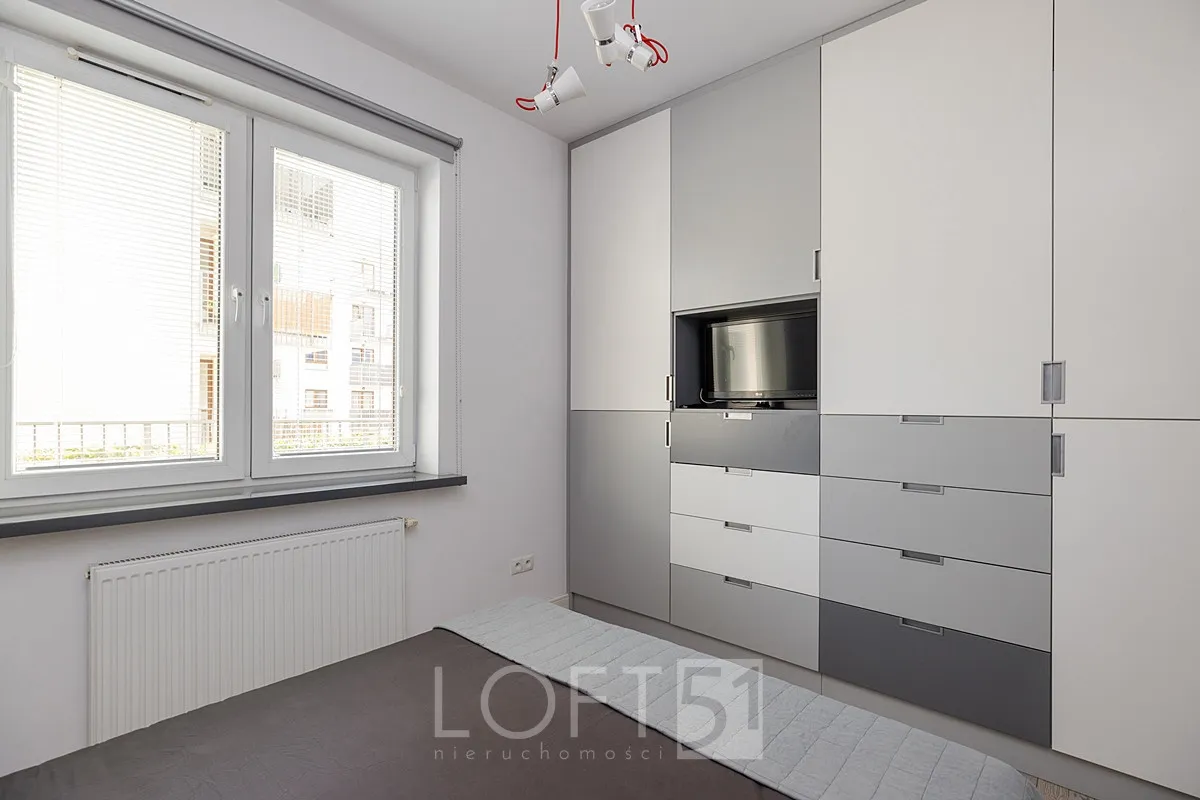 Apartament w stylu loftowym na Saskiej Kępie 