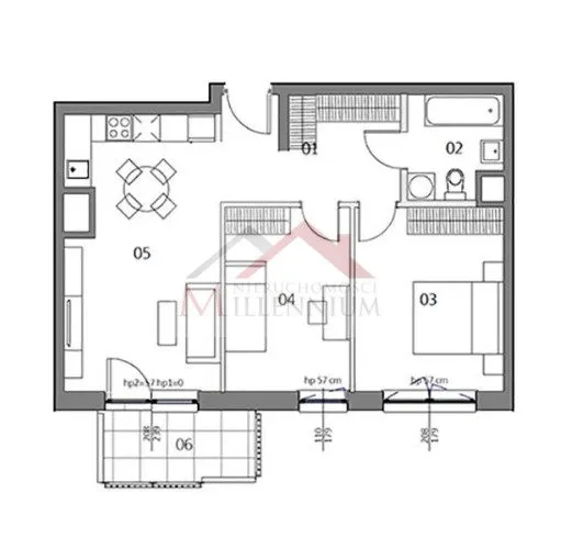 Sprzedam mieszkanie trzypokojowe: Warszawa Praga-Południe , 59 m2, 1320000 PLN, 3 pokoje - Domiporta.pl