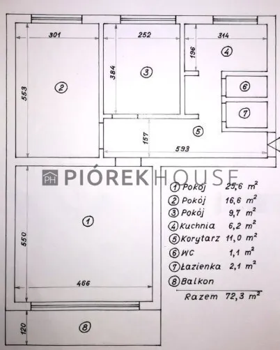 3-pokojowe mieszkanie na Śródmieściu 