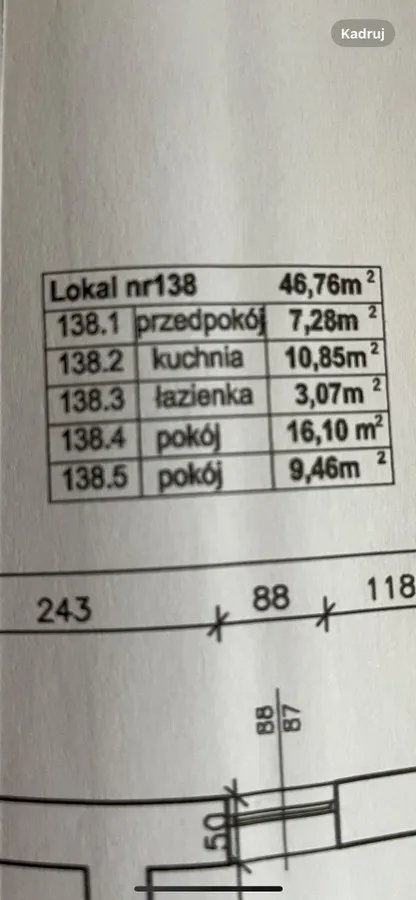 2-pok. rozkładowe mieszkanie przy Łazienkach 