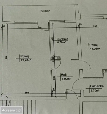 Warszawa Anin, ul. Romana Pazińskiego Mieszkanie - 2 pokoje - 50 m2 - 2 piętro