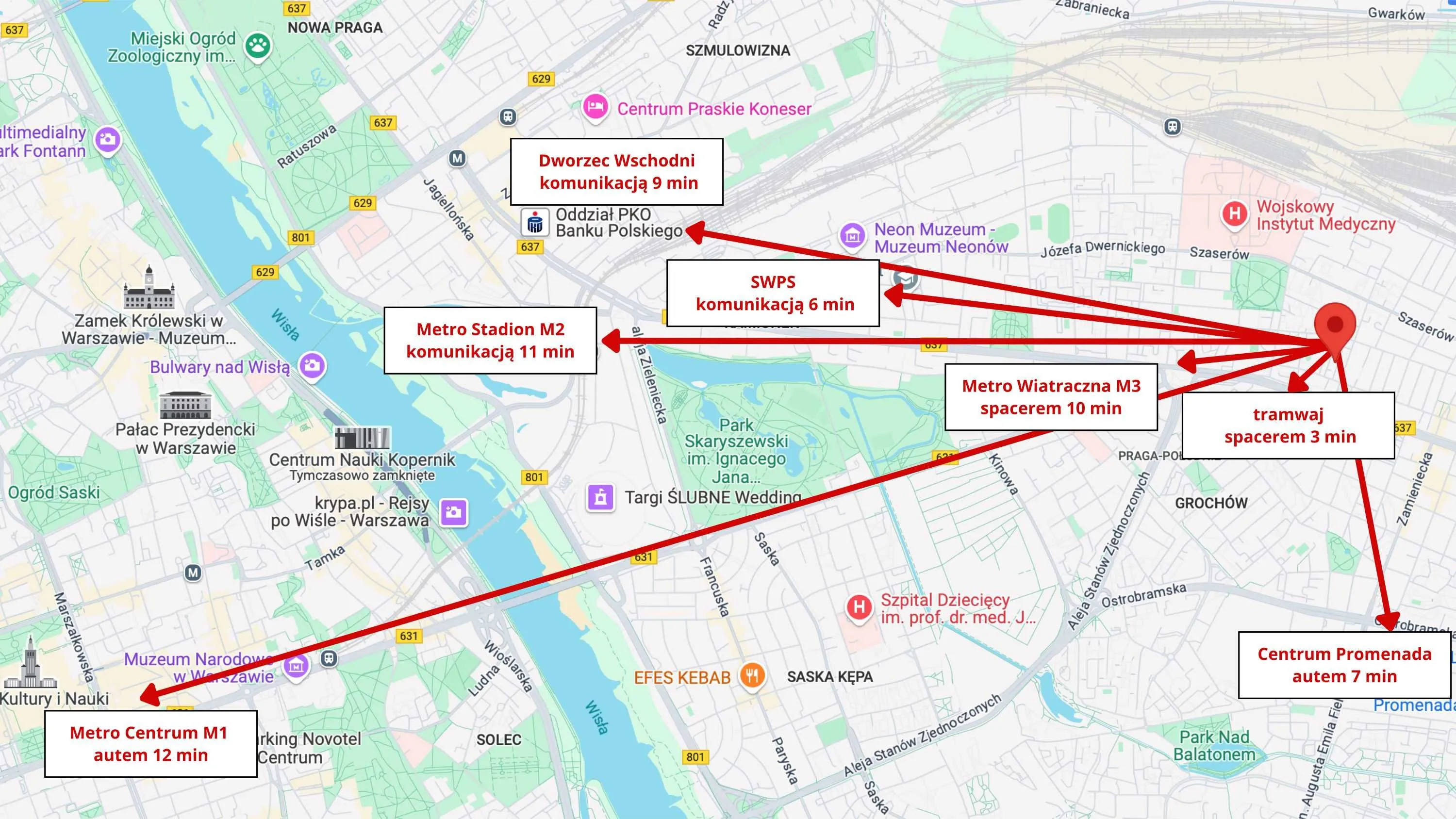 Wiatraczna M3, tramwaj do M1 i M2, cegła, balkon, cisza, zieleń