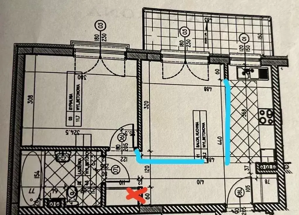 Mieszkanie na sprzedaż 2 pokoje 42m2