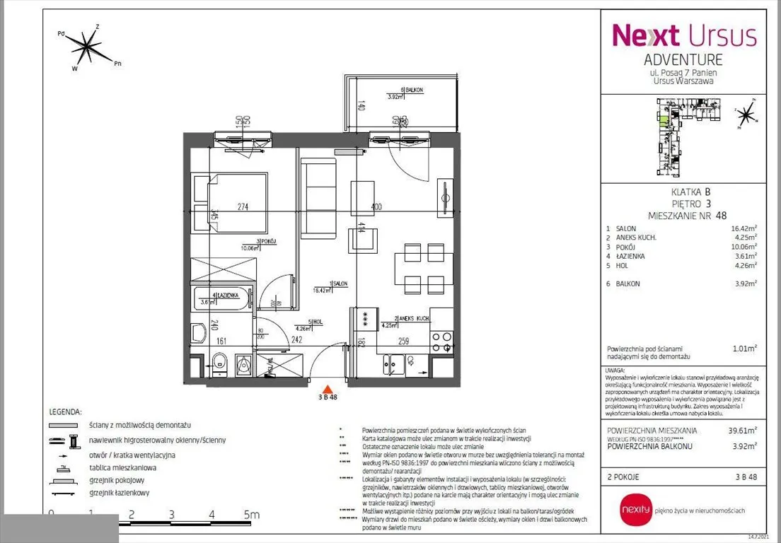 Sprzedam mieszkanie dwupokojowe: Warszawa Ursus , 40 m2, 585000 PLN, 2 pokoje - Domiporta.pl