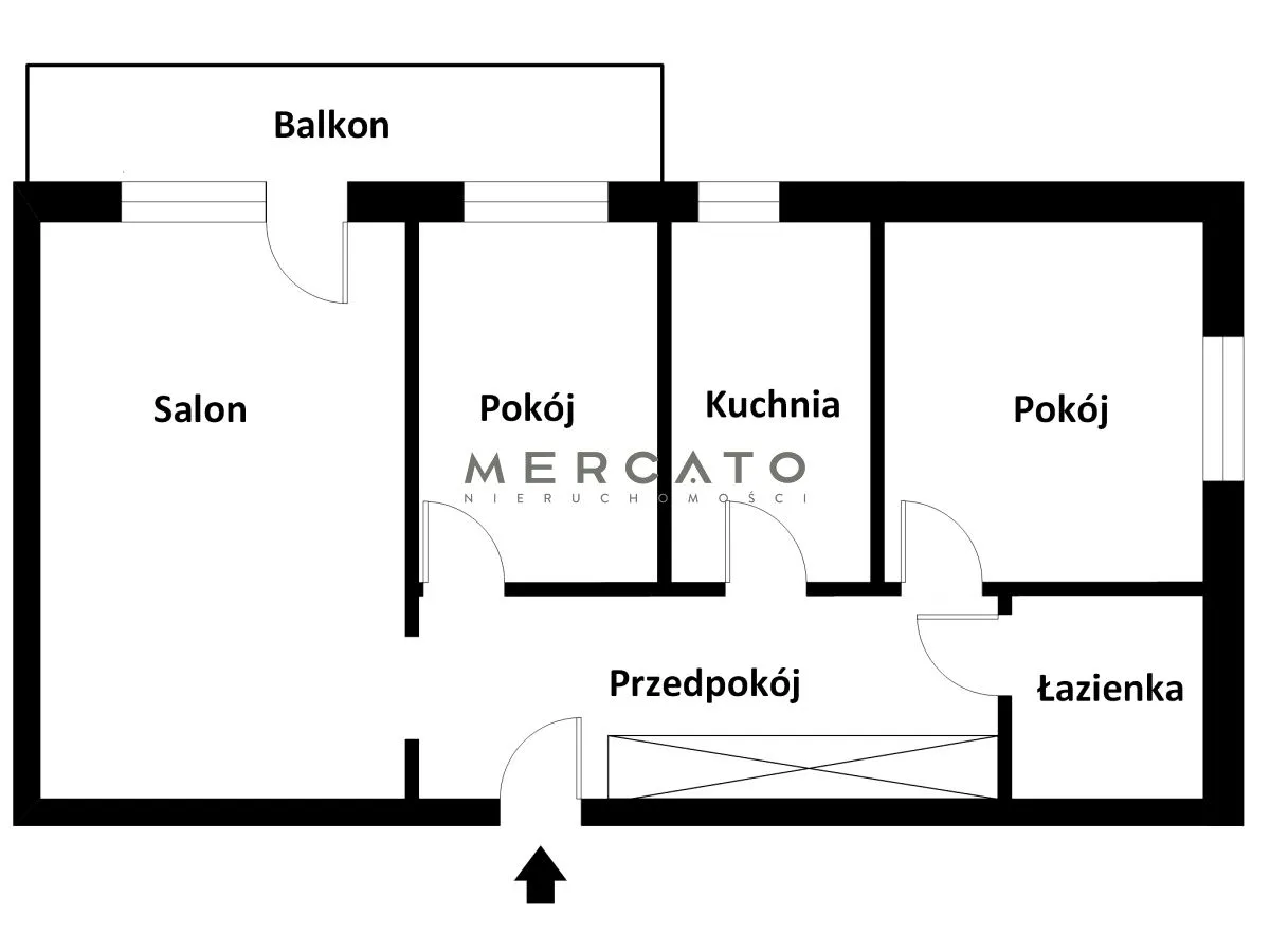 3 POKOJE UL. Kamienna, METRO SZWEDZKA 