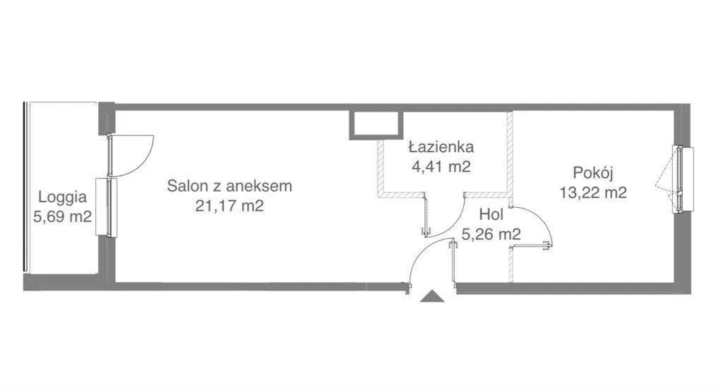 Bielany / Żoliborz 2 pokoje z loggią