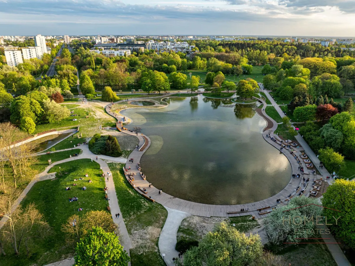 Apartament z ogrodem przy Polu Mokotowskim 