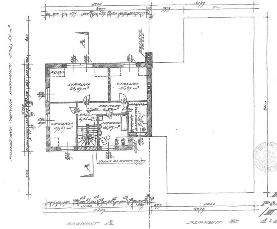 Inwestycja / dwa segmenty / Henryków / 900m2