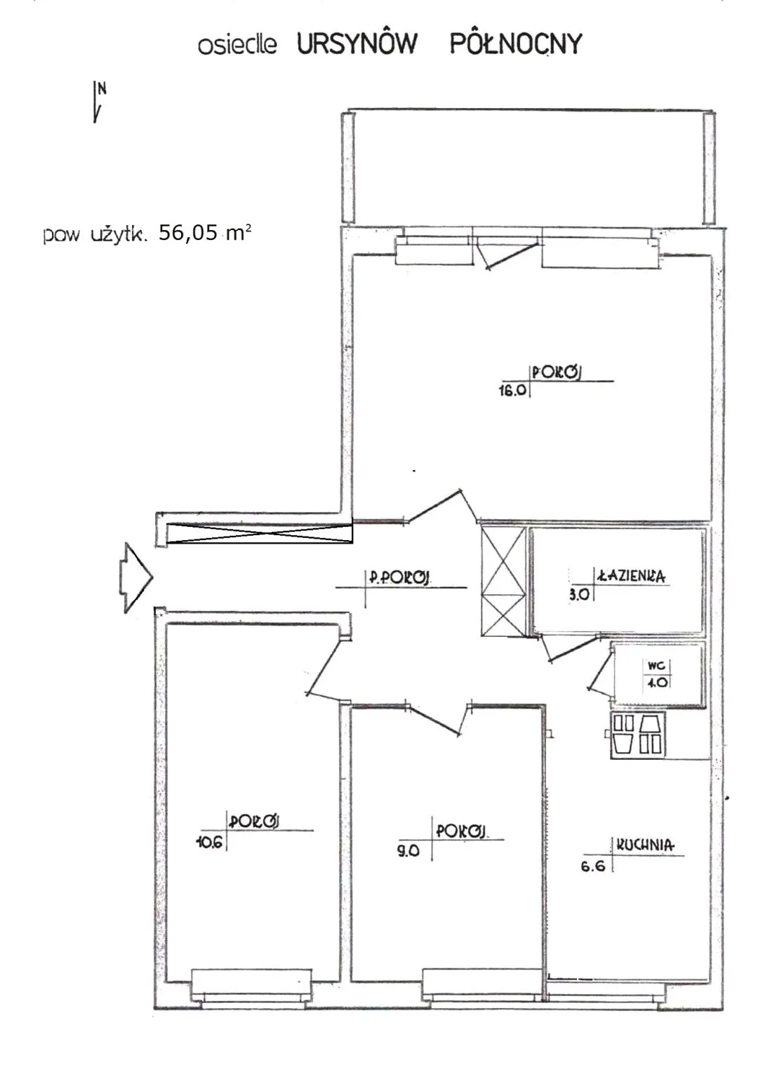 Sprzedam mieszkanie trzypokojowe: Warszawa Ursynów Ursynów , ulica Pięciolinii, 56 m2, 895000 PLN, 3 pokoje - Domiporta.pl