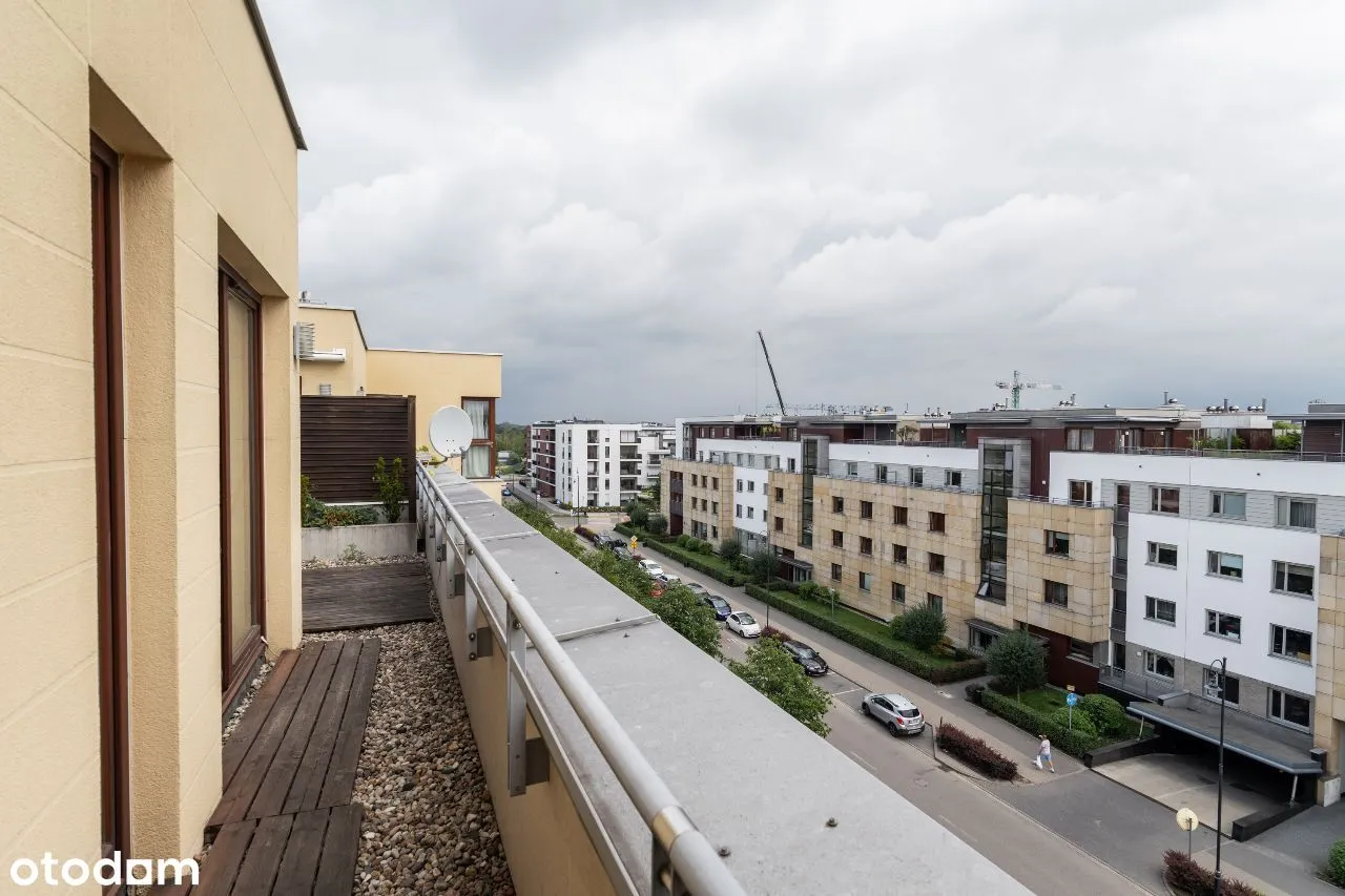 uroczy penthouse z tarasami w miasteczku Wilanów