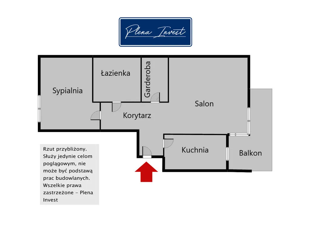 Nowe, rozkładowe M3 z oddzielną kuchnią i dużym balkonem na Szamotach 