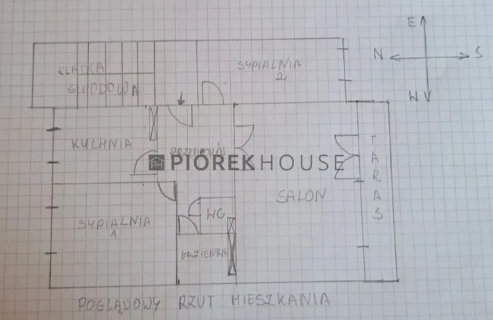 3-pokojowe mieszkanie w Starej Miłosnej 