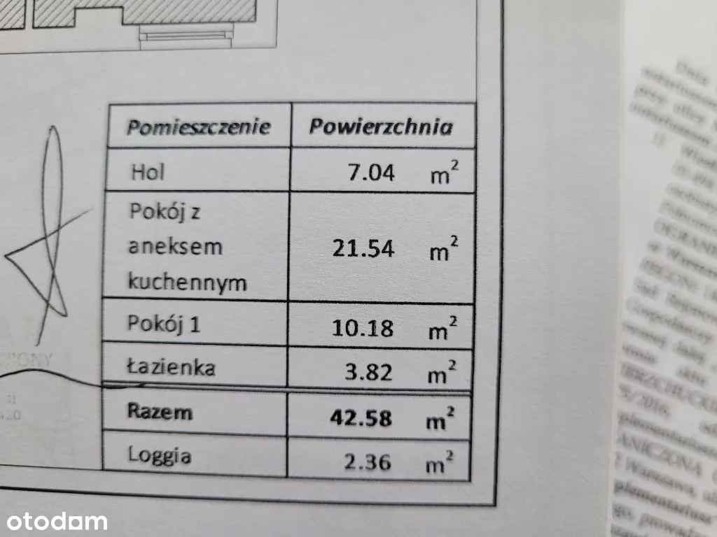 Mieszkanie 2-pokojowe 42,58m2- Żerań, Białołęka