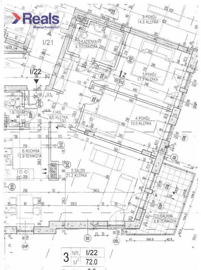 Mieszkanie na sprzedaż, 72 m², 3 pokoje Warszawa Wilanów Błonia Wilanowskie 