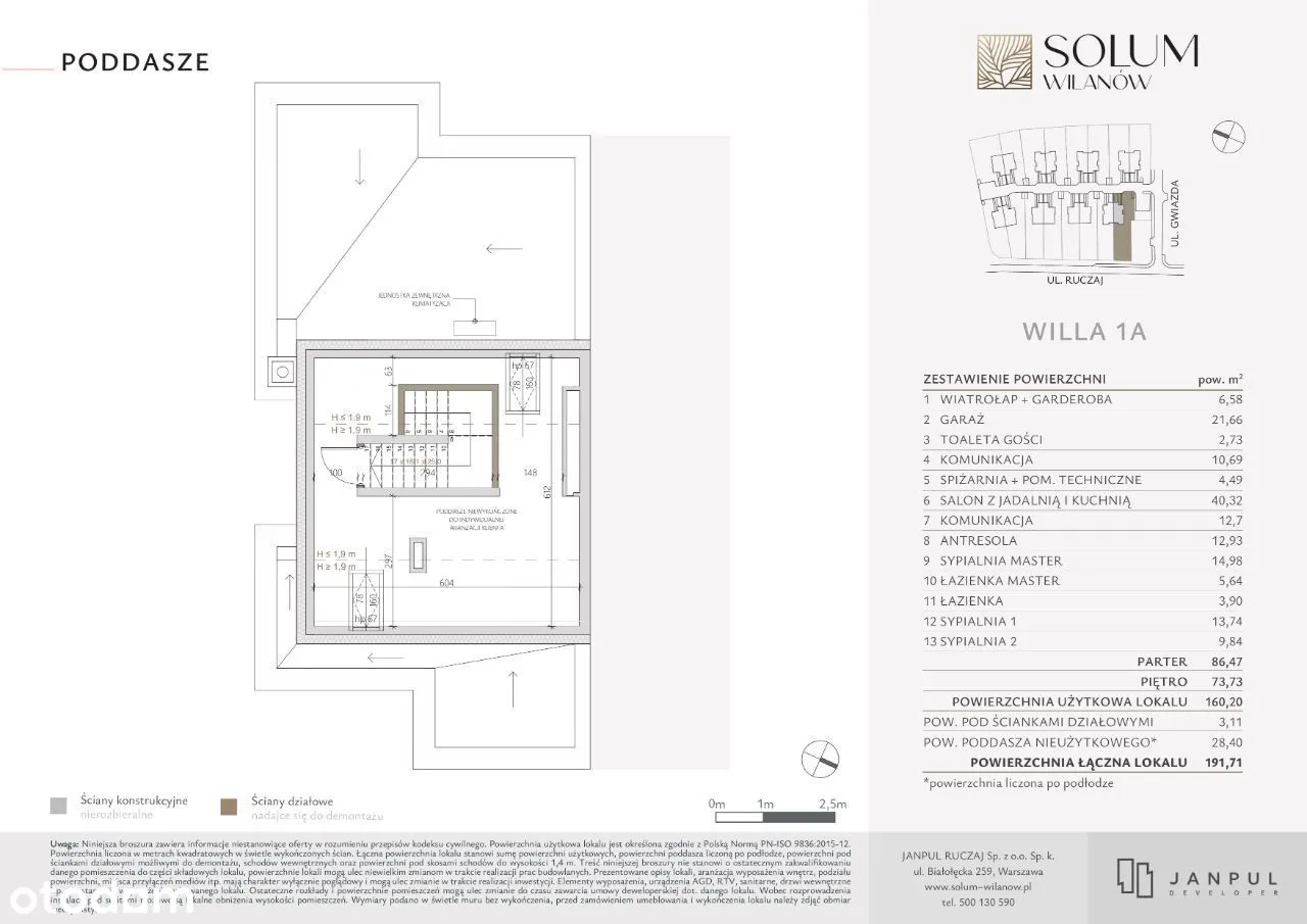 SOLUM WILANÓW dom 190 m2 przy ulicy Ruczaj