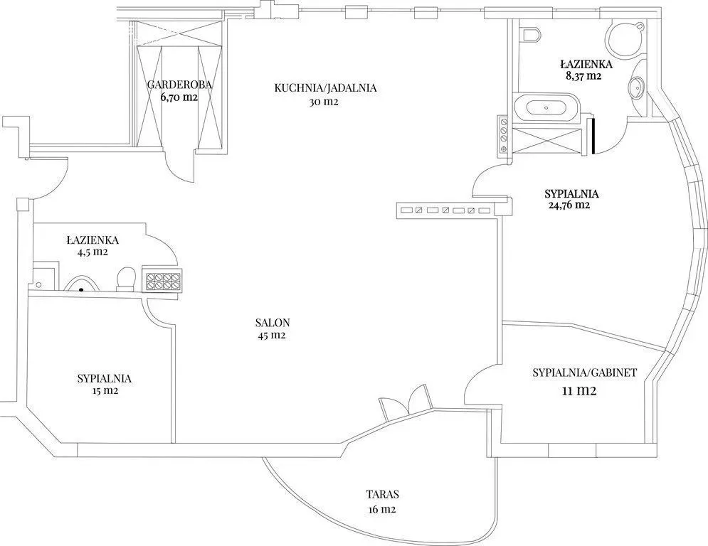 Przestronny apartament w zielonej części Mokotowa 