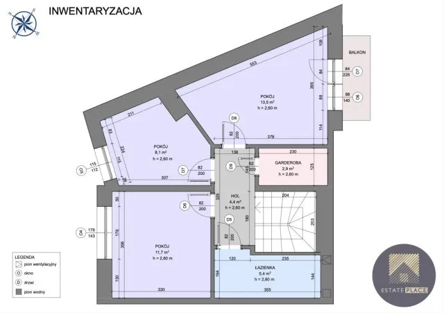 Warszawa Rembertów, al. gen. Antoniego Chruściela "Montera" Mieszkanie - 5 pokoi - 105 m2 - 3 piętro