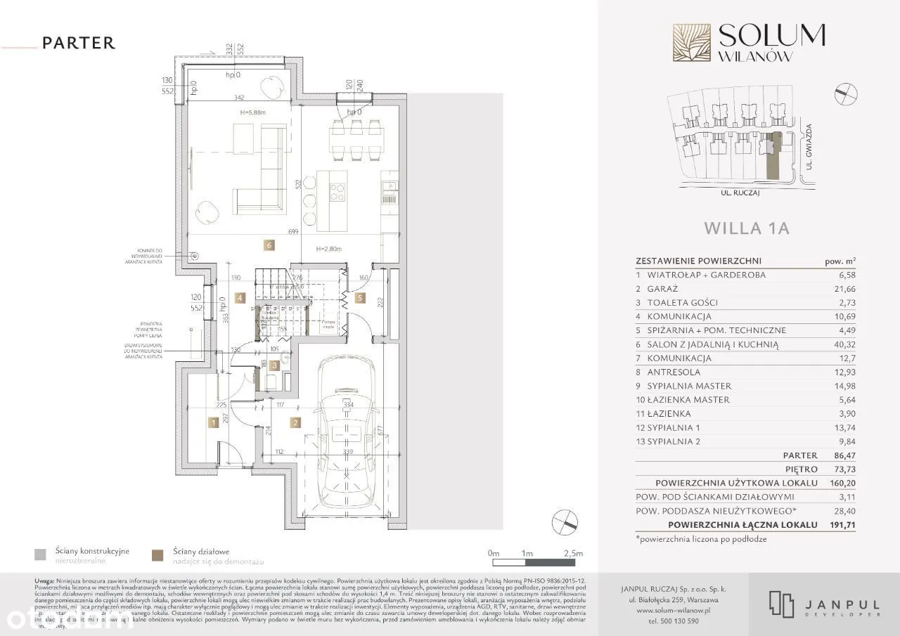 SOLUM WILANÓW dom 190 m2 przy ulicy Ruczaj