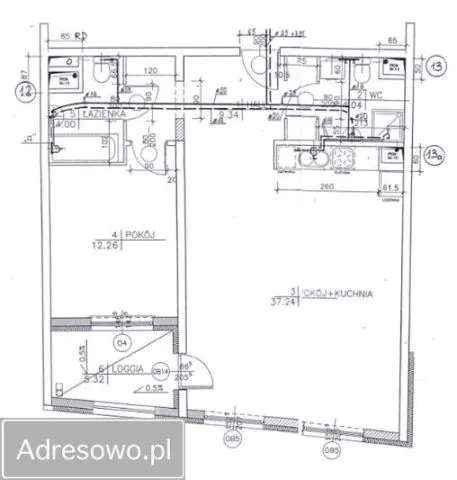 Warszawa Mokotów, ul. Bukowińska Mieszkanie - 2 pokoje - 68 m2 - parter