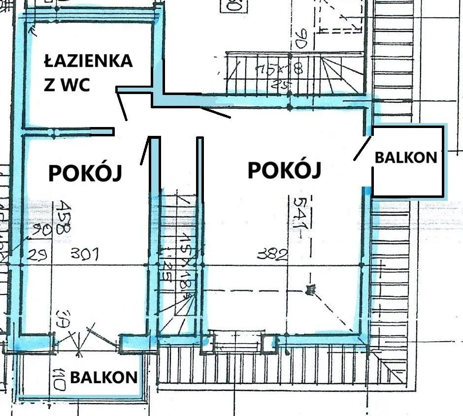 Klimatyczne m. z 3. balkonami i 2. miejscami post.