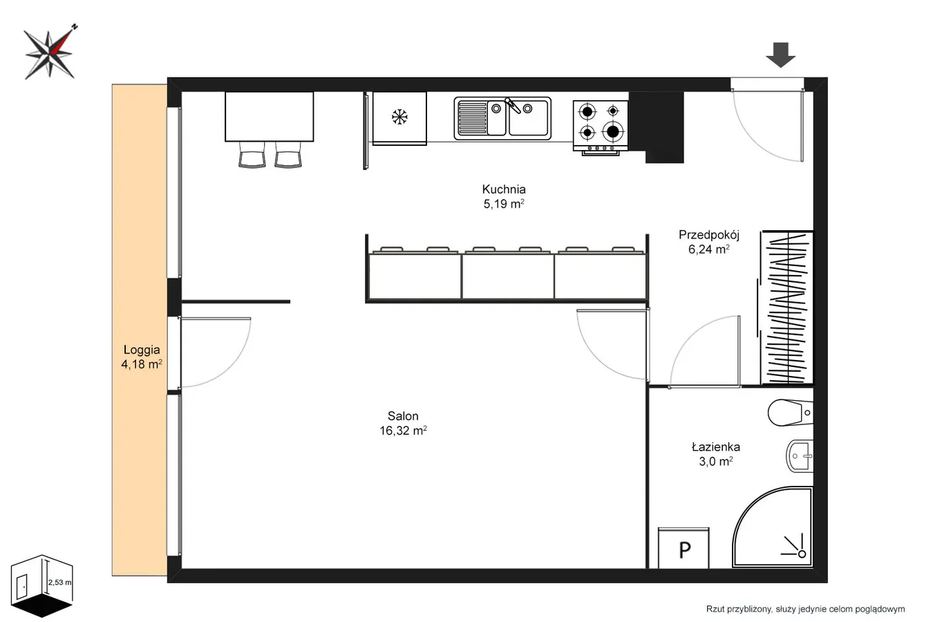 Mieszkanie na sprzedaż, 34 m², 2 pokoje Warszawa Praga-Południe Grochów 