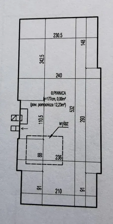 Dom szeregowy 55 m² z ogrodem w Falenicy 