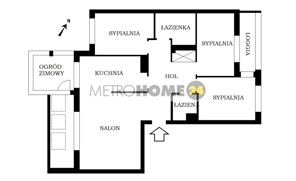 Wynajmę mieszkanie czteropokojowe : Warszawa Ursynów Ursynów Centrum , ulica Nowoursynowska, 98 m2, 6500 PLN, 4 pokoje - Domiporta.pl