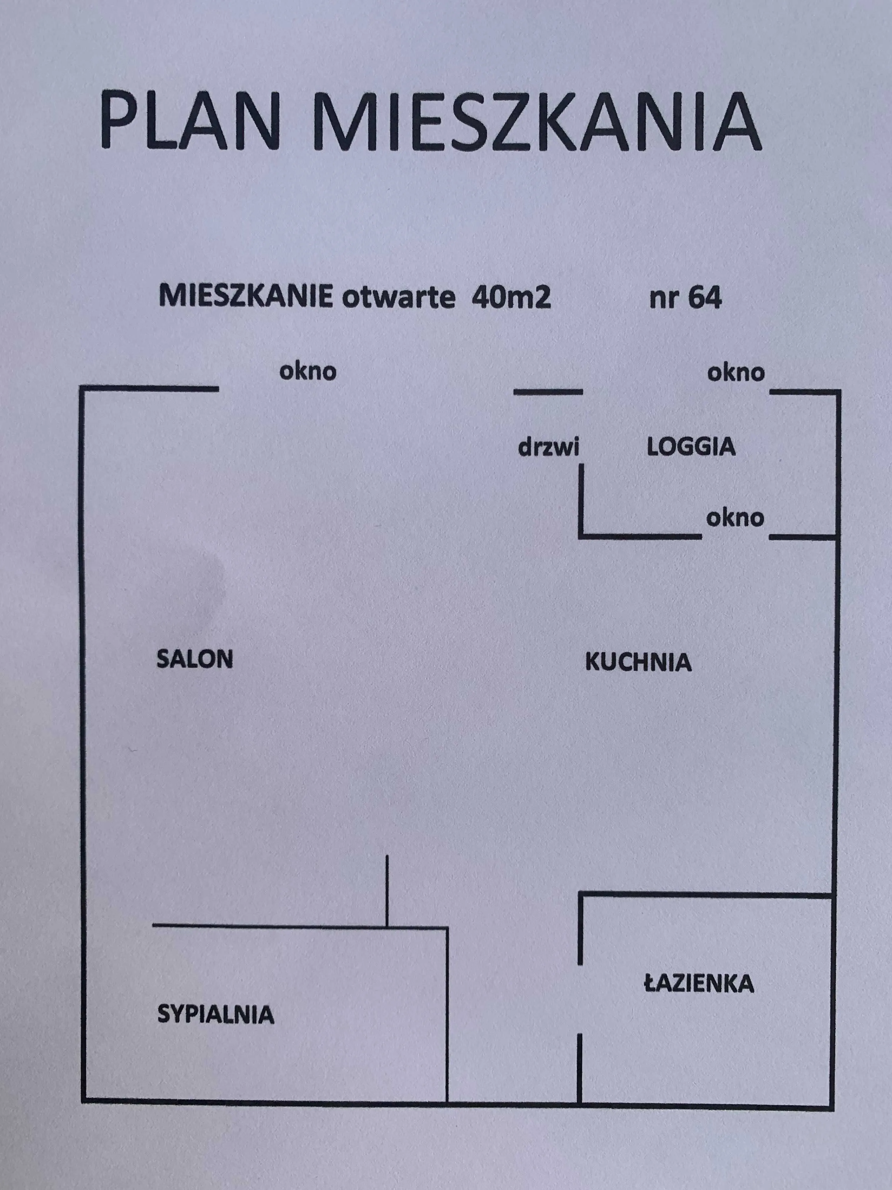 Super lokalizacja rondo wiatraczna  40m2, logga,  słoneczne. 660 tyś