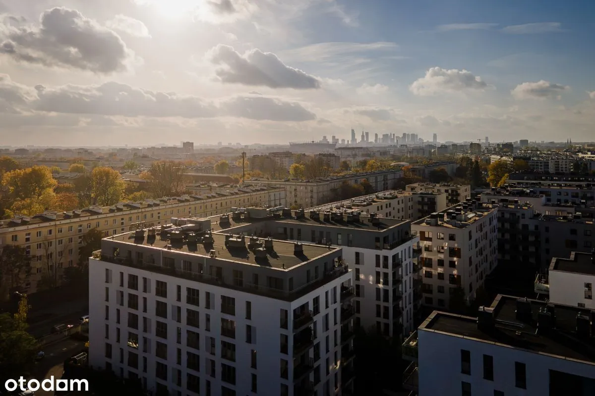 Apartament z widokiem na panoramę Warszawy 